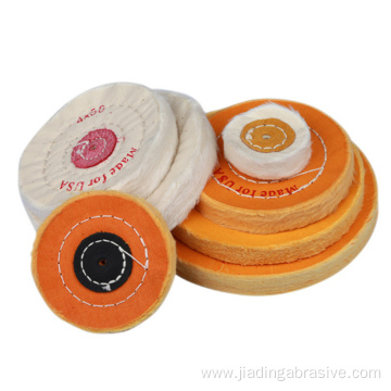 yellow cloth cotton buffing wheel for jewelry polishing